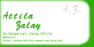 attila zalay business card